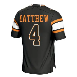 Game Men's Mike Matthews Tennessee Volunteers Replica Football Jersey - Black