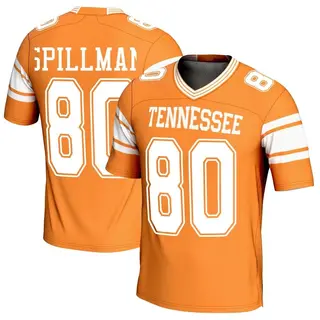 Game Men's Nate Spillman Tennessee Volunteers Replica Football Jersey - Orange