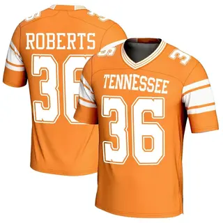 Game Men's Nathan Roberts Tennessee Volunteers Replica Football Jersey - Orange