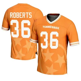 Game Men's Nathan Roberts Tennessee Volunteers Replica Icon Print Football Jersey - Orange