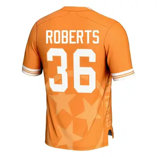 Game Men's Nathan Roberts Tennessee Volunteers Replica Icon Print Football Jersey - Orange