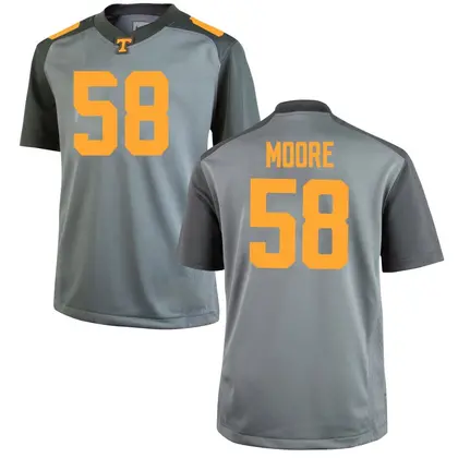 Game Men's Nic Moore Tennessee Volunteers College Jersey - Gray