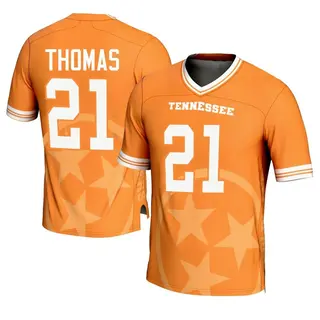 Game Men's Omari Thomas Tennessee Volunteers Replica Icon Print Football Jersey - Orange