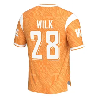Game Men's Patrick Wilk Tennessee Volunteers Replica Highlight Print Football Jersey - Orange
