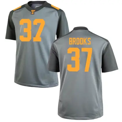 Game Men's Paxton Brooks Tennessee Volunteers College Jersey - Gray