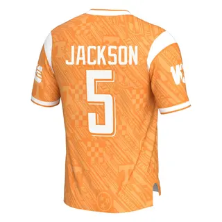 Game Men's Radarious Jackson Tennessee Volunteers Replica Highlight Print Football Jersey - Orange