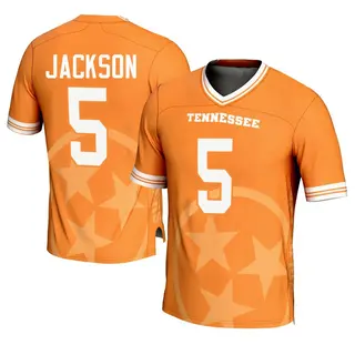 Game Men's Radarious Jackson Tennessee Volunteers Replica Icon Print Football Jersey - Orange