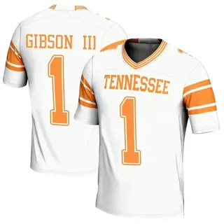 Game Men's Rickey Gibson III Tennessee Volunteers Replica 2nd Football Jersey - White