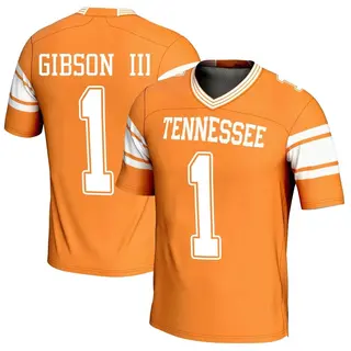 Game Men's Rickey Gibson III Tennessee Volunteers Replica Football Jersey - Orange