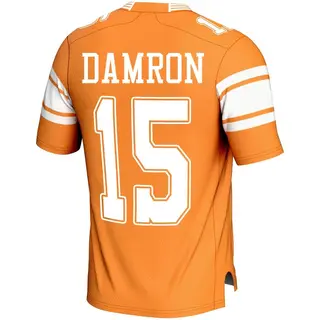 Game Men's Ryan Damron Tennessee Volunteers Replica Football Jersey - Orange