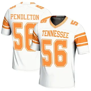 Game Men's Sam Pendleton Tennessee Volunteers Replica 2nd Football Jersey - White