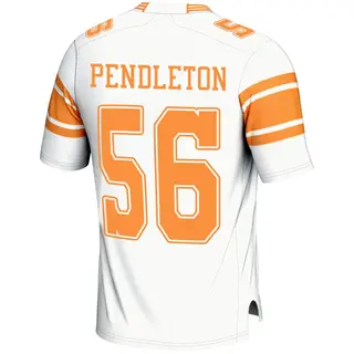 Game Men's Sam Pendleton Tennessee Volunteers Replica 2nd Football Jersey - White