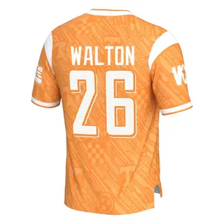 Game Men's Sidney Walton Tennessee Volunteers Replica Highlight Print Football Jersey - Orange