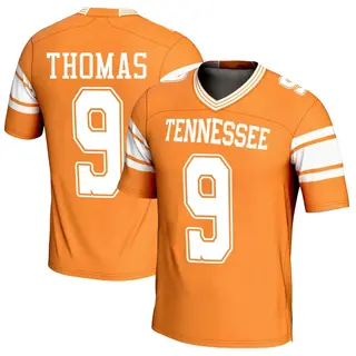 Game Men's Star Thomas Tennessee Volunteers Replica Football Jersey - Orange