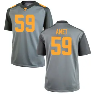Game Men's Tim Amet Tennessee Volunteers Nike College Jersey - Gray