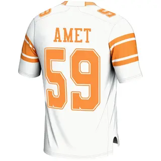 Game Men's Tim Amet Tennessee Volunteers Replica 2nd Football Jersey - White