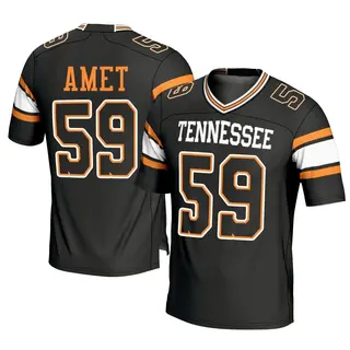 Game Men's Tim Amet Tennessee Volunteers Replica Football Jersey - Black