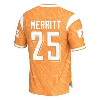 Game Men's Timothy Merritt Tennessee Volunteers Replica Highlight Print Football Jersey - Orange