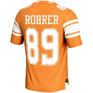 Game Men's Titus Rohrer Tennessee Volunteers Replica Football Jersey - Orange