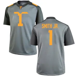 Game Men's Travis Smith Jr. Tennessee Volunteers Nike College Jersey - Gray