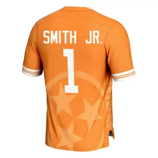 Game Men's Travis Smith Jr. Tennessee Volunteers Replica Icon Print Football Jersey - Orange