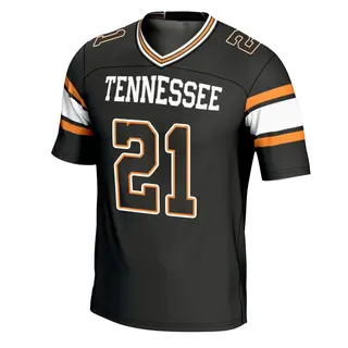 Game Men's Tre Poteat Tennessee Volunteers Replica Football Jersey - Black