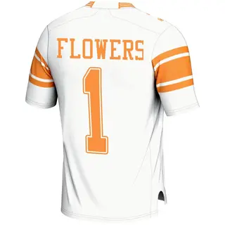 Game Men's Trevon Flowers Tennessee Volunteers Replica 2nd Football Jersey - White