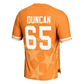 Game Men's Trevor Duncan Tennessee Volunteers Replica Icon Print Football Jersey - Orange