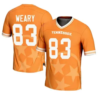 Game Men's Trey Weary Tennessee Volunteers Replica Icon Print Football Jersey - Orange