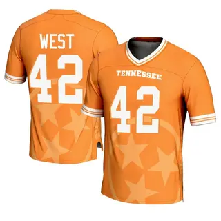 Game Men's Tyre West Tennessee Volunteers Replica Icon Print Football Jersey - Orange