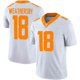 Game Men's Tyree Weathersby Tennessee Volunteers Nike Football Jersey - White