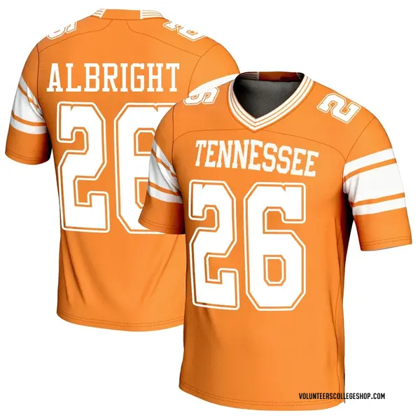Game Men's Will Albright Tennessee Volunteers Replica Football Jersey - Orange