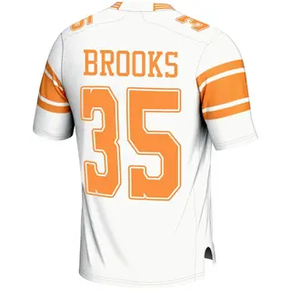 Game Men's Will Brooks Tennessee Volunteers Replica 2nd Football Jersey - White