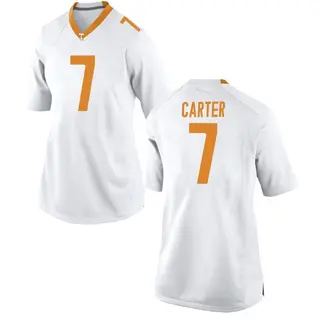 Game Women's Arion Carter Tennessee Volunteers Nike College Jersey - White