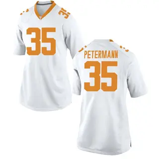Game Women's Ben Petermann Tennessee Volunteers Nike College Jersey - White