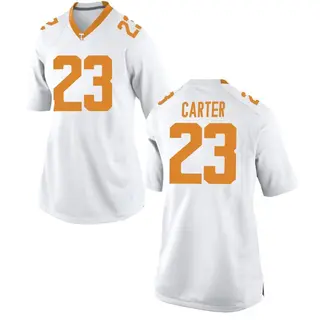 Game Women's Boo Carter Tennessee Volunteers Nike College Jersey - White