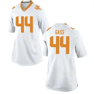 Game Women's Christian Gass Tennessee Volunteers Nike College Jersey - White