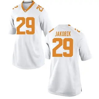 Game Women's Jack-Henry Jakobik Tennessee Volunteers Nike College Jersey - White