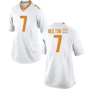 Game Women's Joe Milton III Tennessee Volunteers Nike College Jersey - White