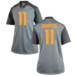 Game Women's LaTrell Bumphus Tennessee Volunteers Nike College Jersey - Gray