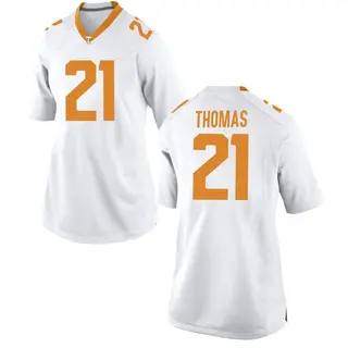 Game Women's Omari Thomas Tennessee Volunteers Nike College Jersey - White