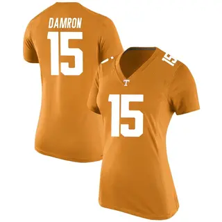 Game Women's Ryan Damron Tennessee Volunteers Nike College Jersey - Orange