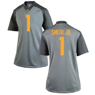 Game Women's Travis Smith Jr. Tennessee Volunteers Nike College Jersey - Gray