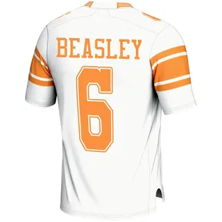 Game Youth Aaron Beasley Tennessee Volunteers Replica 2nd Football Jersey - White