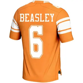 Game Youth Aaron Beasley Tennessee Volunteers Replica Football Jersey - Orange