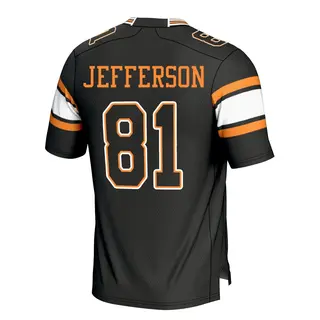 Game Youth Amari Jefferson Tennessee Volunteers Replica Football Jersey - Black