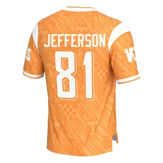 Game Youth Amari Jefferson Tennessee Volunteers Replica Highlight Print Football Jersey - Orange