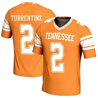 Game Youth Andre Turrentine Tennessee Volunteers Replica Football Jersey - Orange
