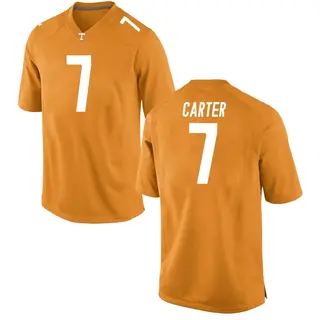 Game Youth Arion Carter Tennessee Volunteers Nike College Jersey - Orange
