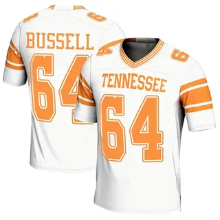 Game Youth Ayden Bussell Tennessee Volunteers Replica 2nd Football Jersey - White